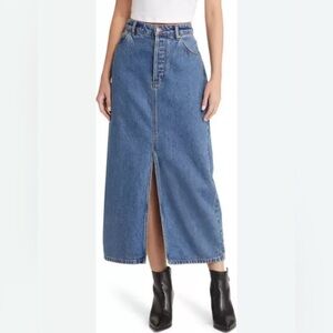 ROLLA’s Chicago Denim Maxi Skirt, Size 26 (v)